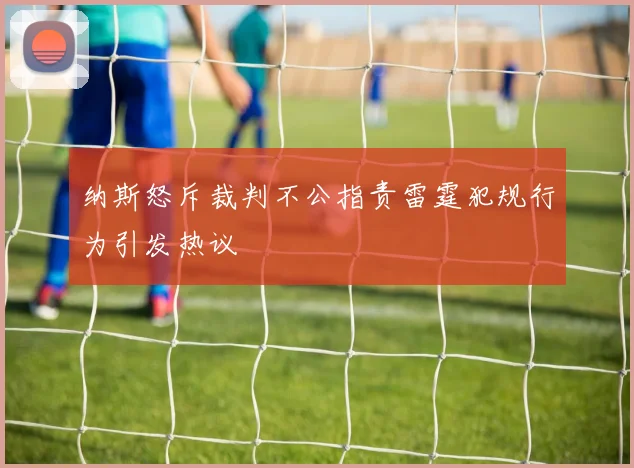 纳斯怒斥裁判不公指责雷霆犯规行为引发热议